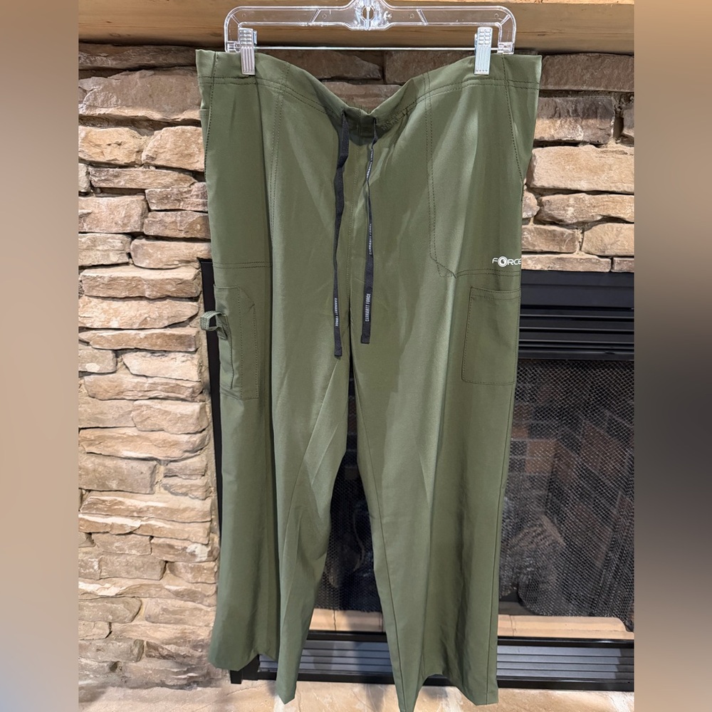 Women’s Carhartt Force Green Scrub Pants